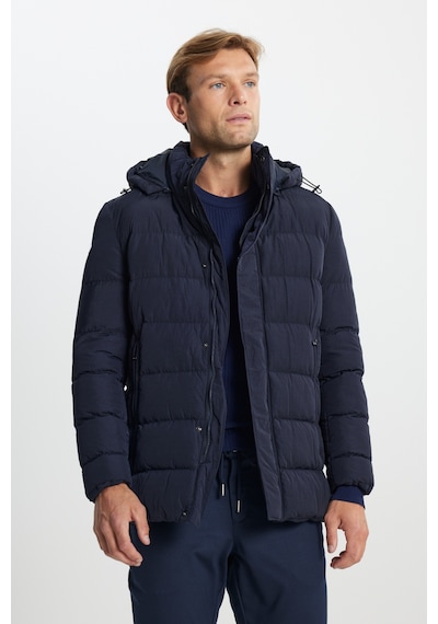 AC&Co / Altınyıldız Classics Erkek K.lacı Standart Fit Normal Kesim Çıkma Kapüşon Yaka Yan Cepli Mont Koyu Lacivert AC&Co / Altınyıldız Classics Erkek K.lacı Standart Fit Normal Kesim Çıkma Kapüşon Yaka Yan Cepli Mont Koyu Lacivert