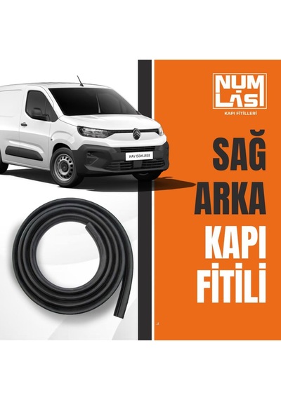 Citroen Berlingo Panelvan 2019-2025 Sağ Arka Kapı Fitili-a Kalite-numlas-nm4378