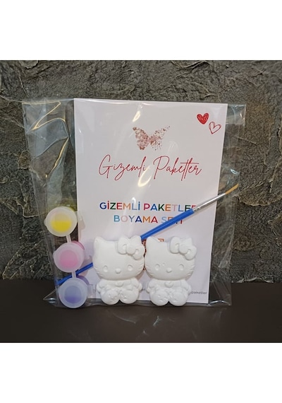 Hello Kitty Temalı Taş Tozu Boyama Seti
