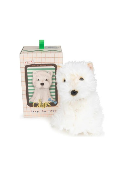 Bon Ton Toys B.t. Chaps Timothy The Scottish Terrier Kutulu Peluş Oyuncak 17 Cm - 7'' 32177011 Gri