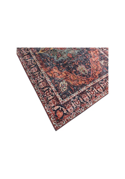 Çam Halı Anatolia 32-067 Etnik Eskitme Desenli Dokuma Tabanlı Yıkanabilir Şönil Salon Ve Oda Halısı Multi 5