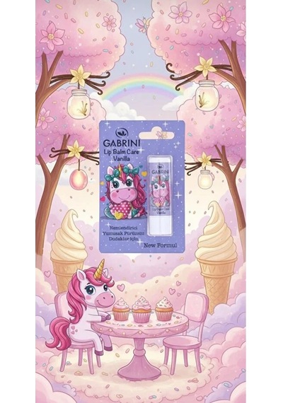 Gabrini Lip Balm Child Dudak Nemlendirici - Vanilya Diğer