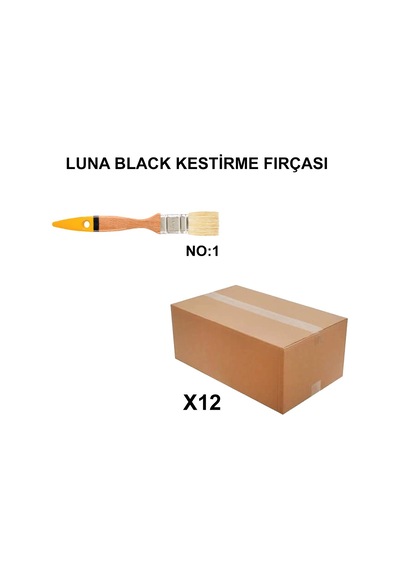 12 Adet Luna Black Kestirme Fırçası İle Kolay Uygulama