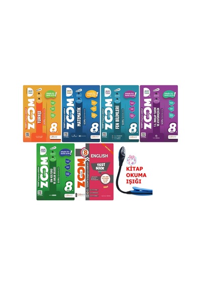 Günay 8. Sınıf Zoom Beceri Temelli Soru Bankası Tam + Kitap Seti