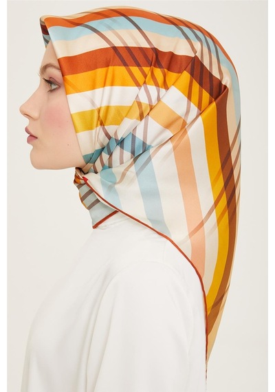 Armine Twill İpek Eşarp 24ya9107 32 - Desenli
