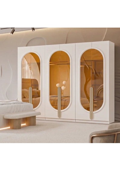 Milano Mdf 6 Kapılı Dolap Aytaşı