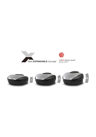 SHAD SH59X MOTOSİKLET ARKA ÇANTA GENİŞLEYEBİLEN MODEL