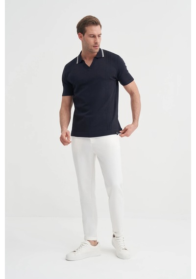 Cazador Triko Lacivert Erkek Polo Yaka T-shirt 3037 Lacivert