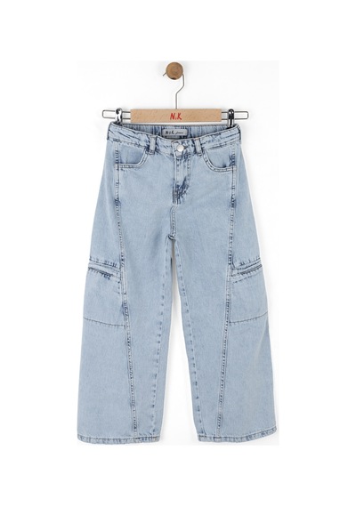 Nk Kids Salda Kız Çocuk Pantolon 58702 Mavi