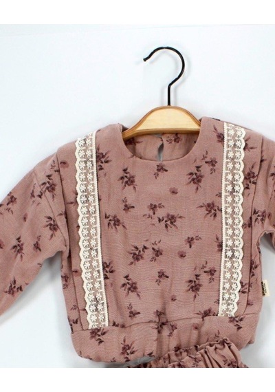 Babyhola Dantel Detaylı Çiçek Desenli Müslin Bayramlık Kız Bebek Takım Üst Ve Pantolon İkili Set 2009 Bordo Babyhola Dantel Detaylı Çiçek Desenli Müslin Bayramlık Kız Bebek Takım Üst Ve Pantolon İkili Set 2009 Bordo