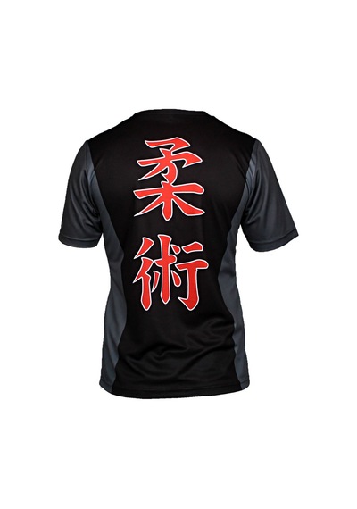 Dosmai Dijital Baskılı Jujitsu Bisiklet Yaka Spor T-shirt Jıt014