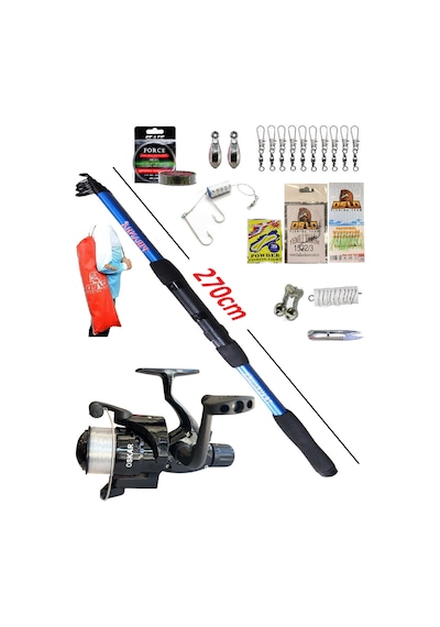 Oslo Profesyonel Kıyı Olta Takımı Seti Piranha 270cm 50-150gr Oskar Cb640