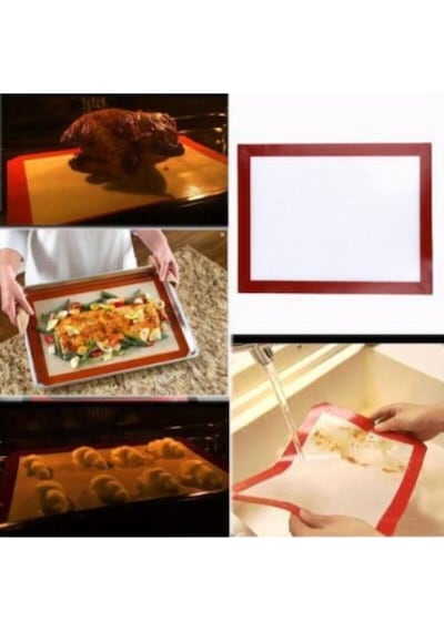 Yanmaz Ve Yapışmaz Slikon Pişirme Matı Yıkanabilir Pişirme Kağıdı 40-30 Cm Fırın Tepsi Matı Yanmaz Ve Yapışmaz Slikon Pişirme Matı Yıkanabilir Pişirme Kağıdı 40-30 Cm Fırın Tepsi Matı