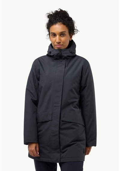 Jack Wolfskin Tempelhop Su Geçirmez Kadın Mont-a60202 Antrasit