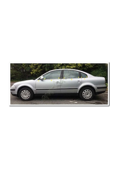 Markadan Vw Passat 3B Krom Cam Çıtası 1996-2005 6 Parça Paslanmaz