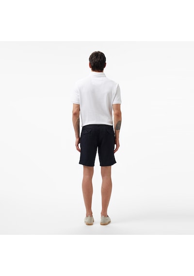 Nautica Erkek Siyah Slim Fit Keten Şort 026 B35214t Siyah