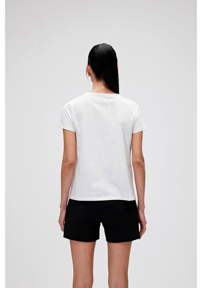 Bad Bear Super Tee Kadın Tişört 21.03.07.009Off-White Beyaz