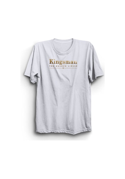 Stoned&Fame Kingsman Film Temalı Unisex T-shirt Tarzını Konuştur Beyaz