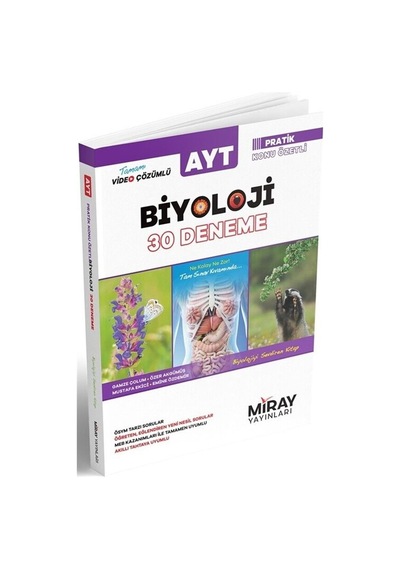 Miray Yayınları Ayt Biyoloji 30 Deneme