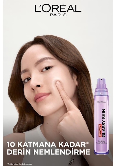 L'Oréal Paris Revitalift Filler Glassy Skin Cam Cilt Görünümü Veren Hyaluronik Asit İçeren Nemlendirici Krem 50 ML
