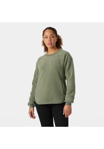Helly Hansen W Escape Teddy Sweatshırt Yeşil