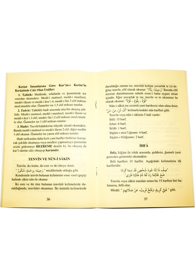 Karabaş Tecvidi Açıklamalı - Fazilet Neşriyat