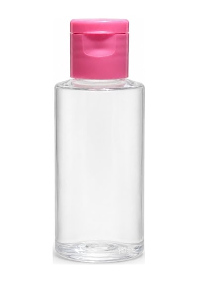 50 Adet 30 Ml Boş Plastik Şişe Om80 Pembe Kapak