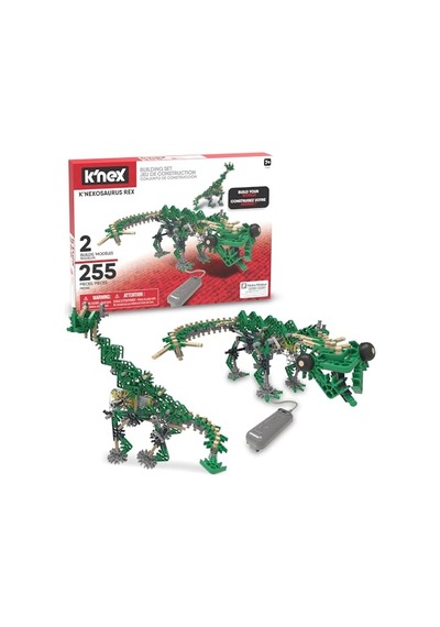 Basic Fun 12468 Osaurus Classics 255 Pc/ 2 Model-osaurus Rex Yapı Seti Motorlu , Çok Renkli