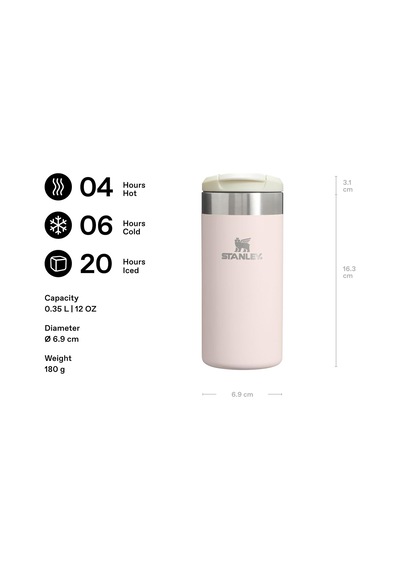 The Aerolight Transit Termos 0,35 L Pudra Pembe Çok Renkli