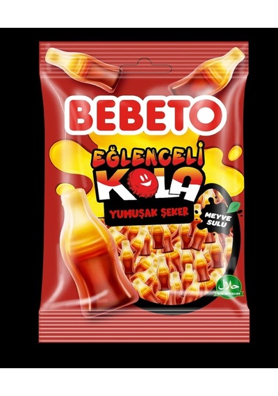 Bebeto Eğlenceli Kola 80 Gr Jelly 24'li Paket