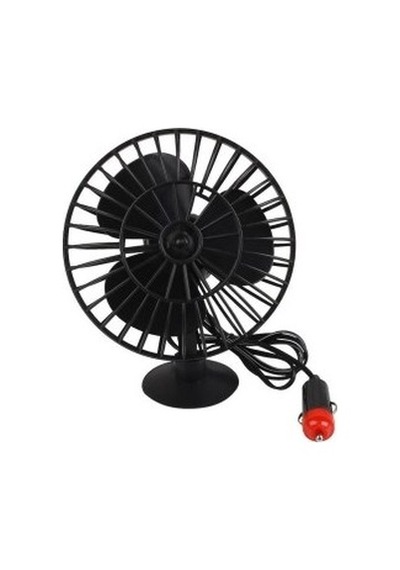 Araç Içi Vantuzlu 12V 5" Inc Oto Vantilatör Çakmaklık Tan Çalışan