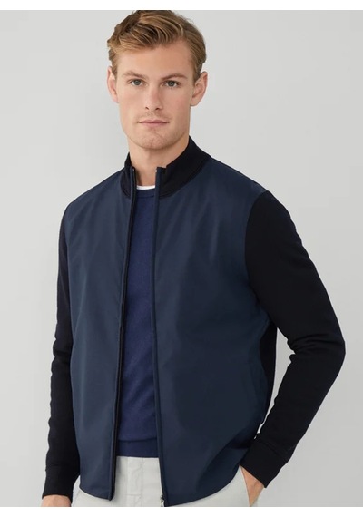 Hackett Lacivert Erkek %100 Yün Slim Fit Ceket Hm703111