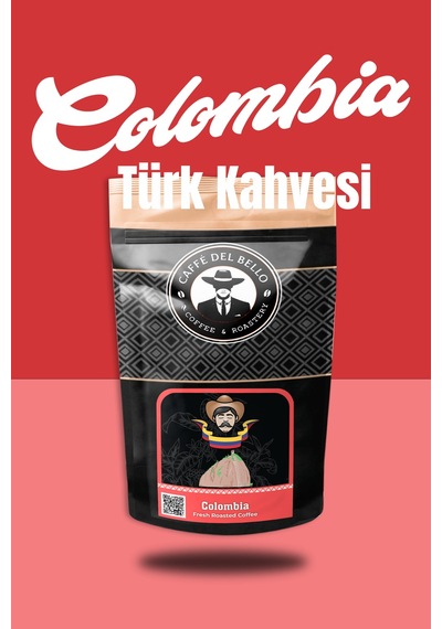 Caffe Del Bello Öğütülmüş Kolombiya Türk Kahvesi 250 G
