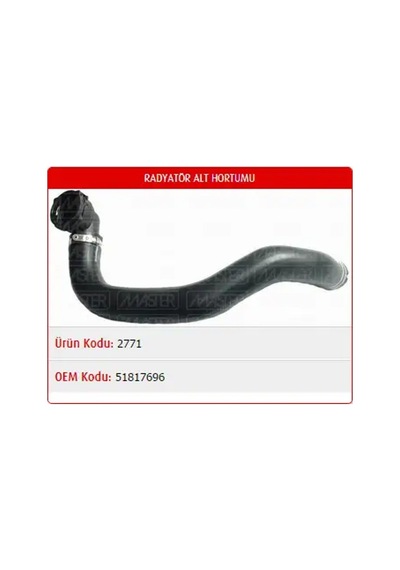 Master M2771 Radyator Hortumu Alt 51817696