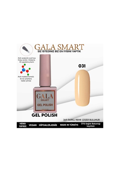 Gala Smart Classic Kalıcı Oje 10 Mle No:031