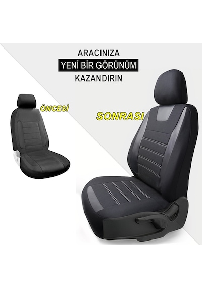 Citroen Nemo Uyumlu 2+1 Oto Koltuk Kılıfı Seti Maxy Ticari