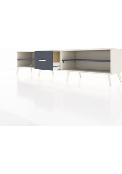 Hyperion Tv Ünitesi 2 Raflı Tek Çekmeceli 220x44x51 Aytaşı-antrasit Antrasıt/antrasıt - Aytası Hyperion Tv Ünitesi 2 Raflı Tek Çekmeceli 220x44x51 Aytaşı-antrasit Antrasıt/antrasıt - Aytası