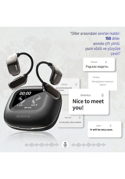 Zcwatch E1025 Ultra Bluetooth 5.4 Kulak İçi Kulaklık