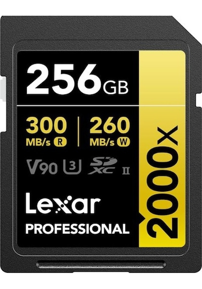 Lexar Professional 2000X SDXC LSD2000256G-BNNNG 256 GB C10 V90 U3 Hafıza Kartı