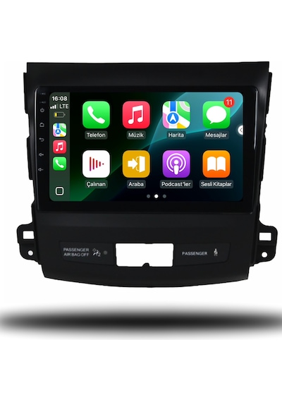 Caros Mitsubishi Outlander 2008-2012 Uyumlu Android Multimedya 6gb Ram 64gb Hafıza 9"
