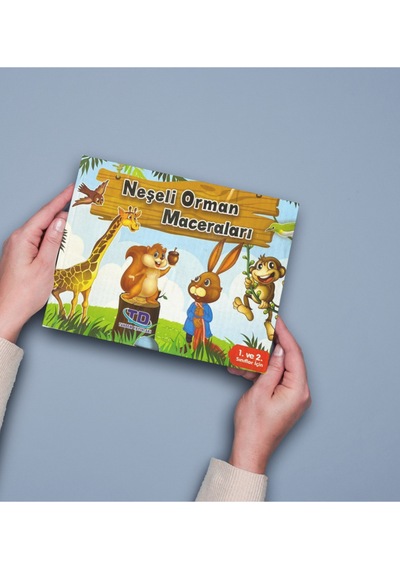 Neşeli Orman Maceraları 10 Eğitici Kitap 1. Ve 2.sınıflar Etkinlikli Kutulu
