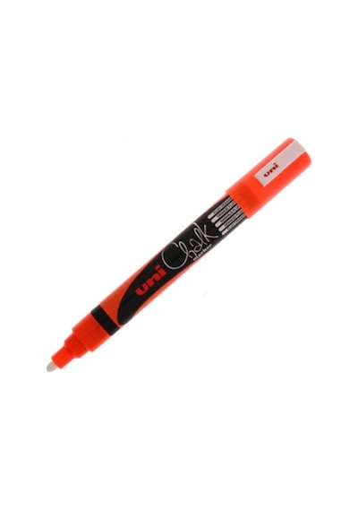 Uni Chalk Marker Wet Wipe Fluo Orange 1.8-2.5 Mm