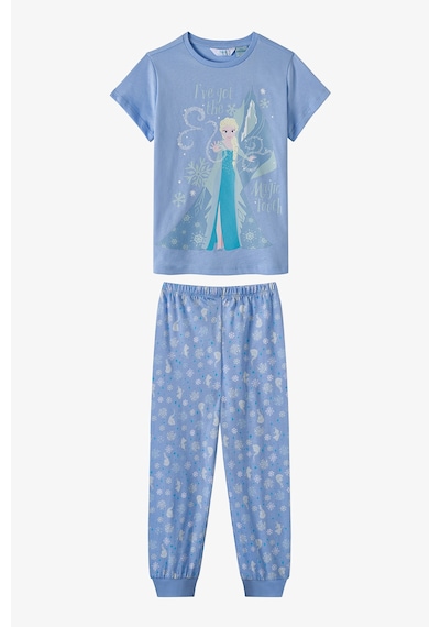 Penti Mavi Kız Çocuk Lic Erkek Çocuk Frozen Pamuklu Pijama Takımı Bu11