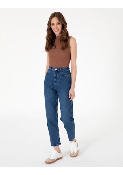 Pierre Cardin Kadın Mavi Pantolon Jean 50307837-vr036 Mavi