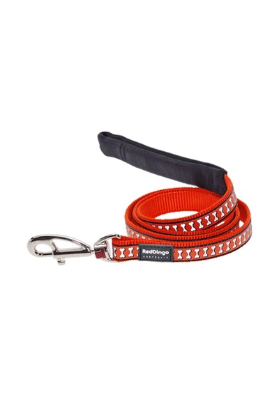 Red Dingo Reflektörlü Kemik Desenli Turuncu Uzatma 15mm Turuncu