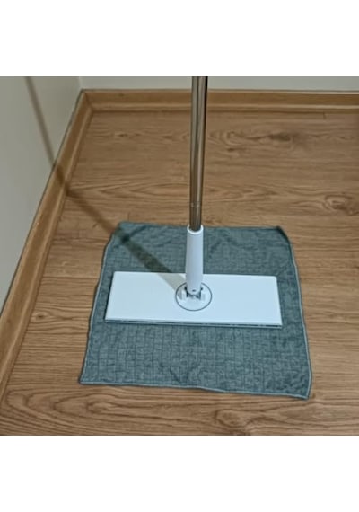 Tembel Mop - Tüm Bezleri Kendi Alabilen Otomatik Mop, 360 Dönebilen, Kullan At Bezler İçin Pratik Mop