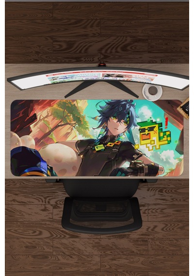 Kinich Genshin Impact Anime Gacha V2 - 90x40 Xxl Gaming Mouse Pad Fare Altlığı