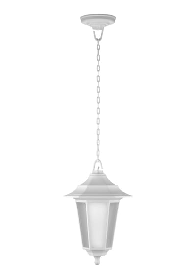 Horoz Begonya-3 Sarkıt Bahçe Armatürü Beyaz 400-020-118