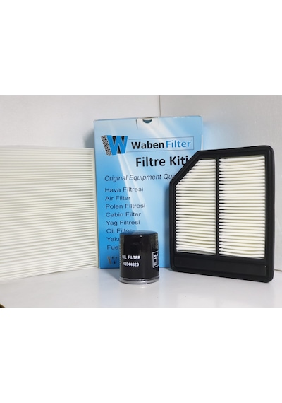 Honda 1.6 Fd6 Civic 3'Lü Filtre Set 2006-2012 Waben