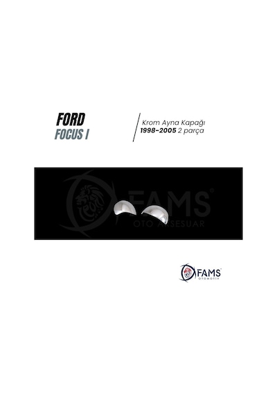 Ford Focus 1 Krom Ayna Kapağı 2 Prç. 1998-2005 P. Çelik